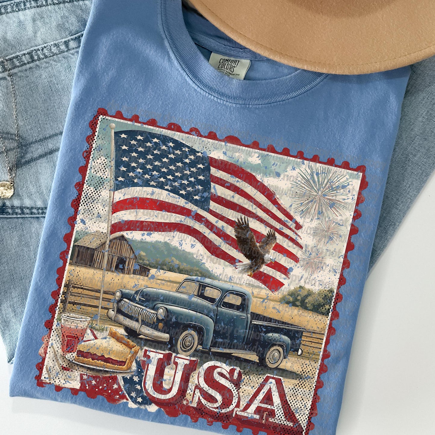 USA Vintage Stamp