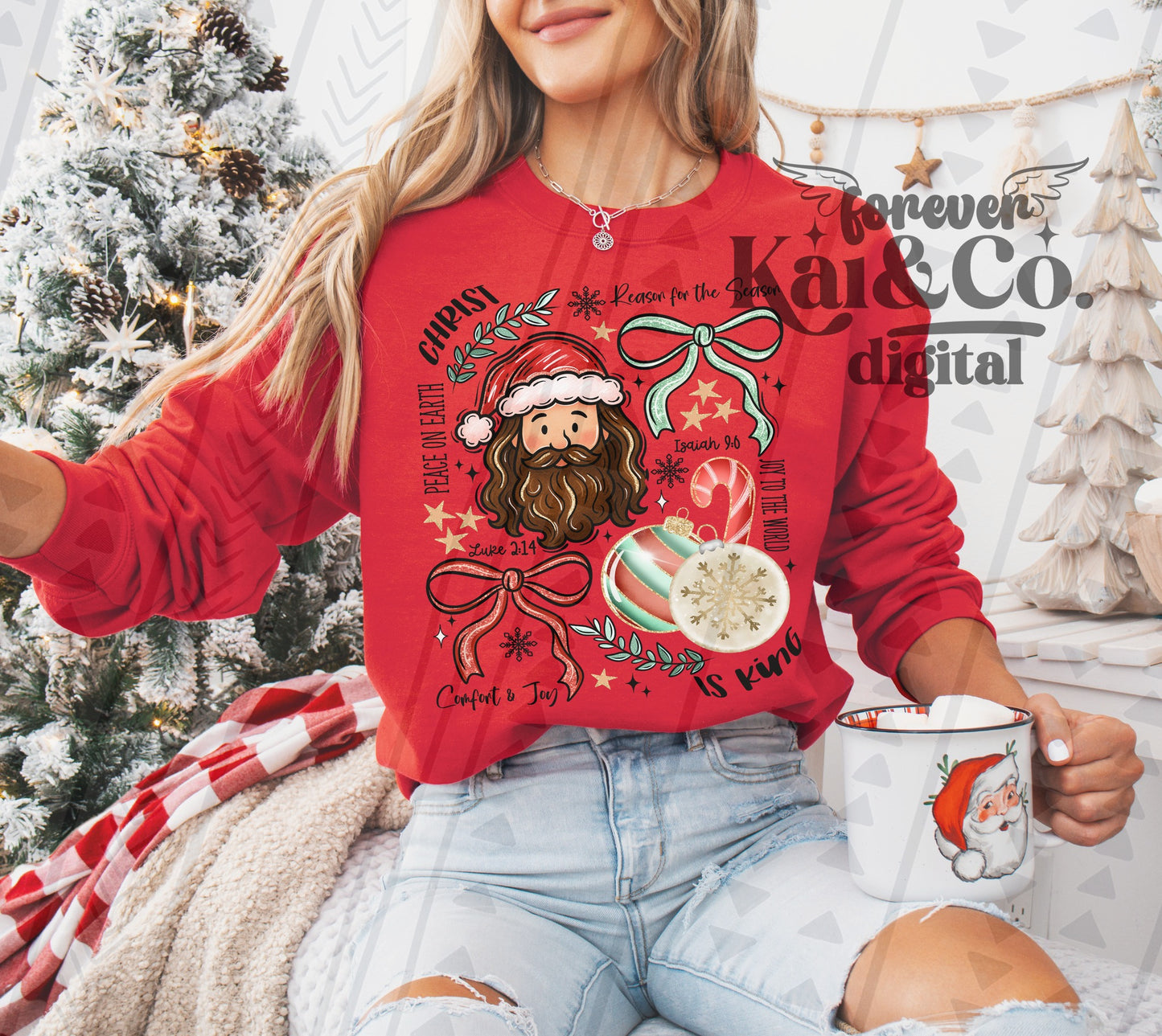 Jesus Christmas Collage