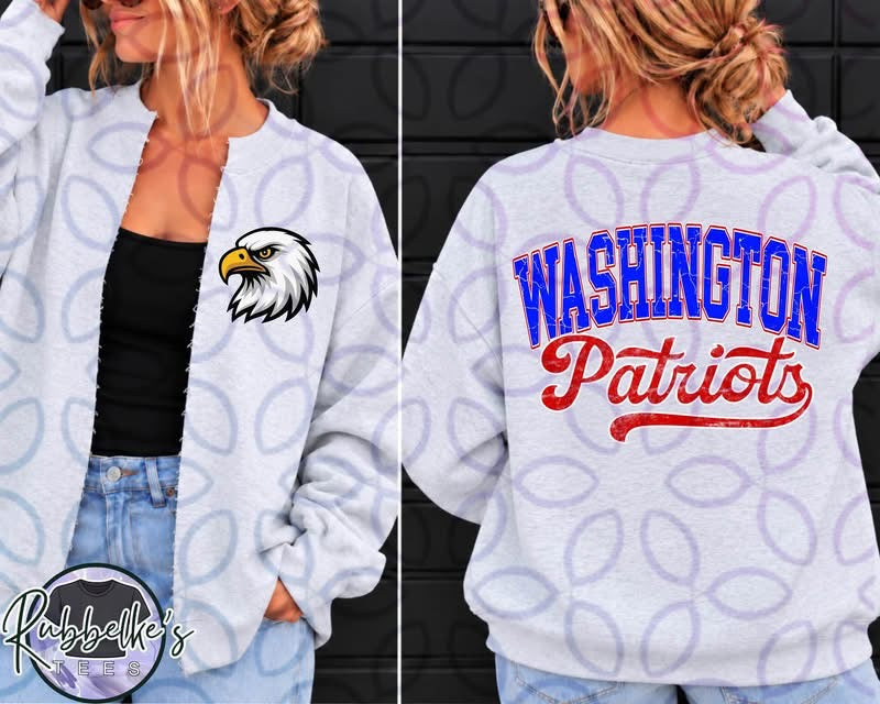 SPLIT w/ logo - Washington Patriots