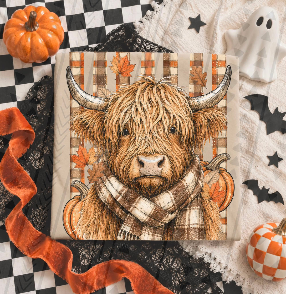 Highland Cow - Fall Colors