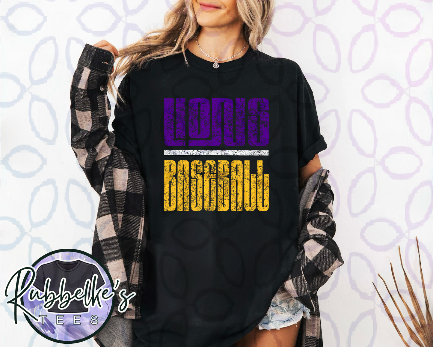 Lions Baseball (grunge)