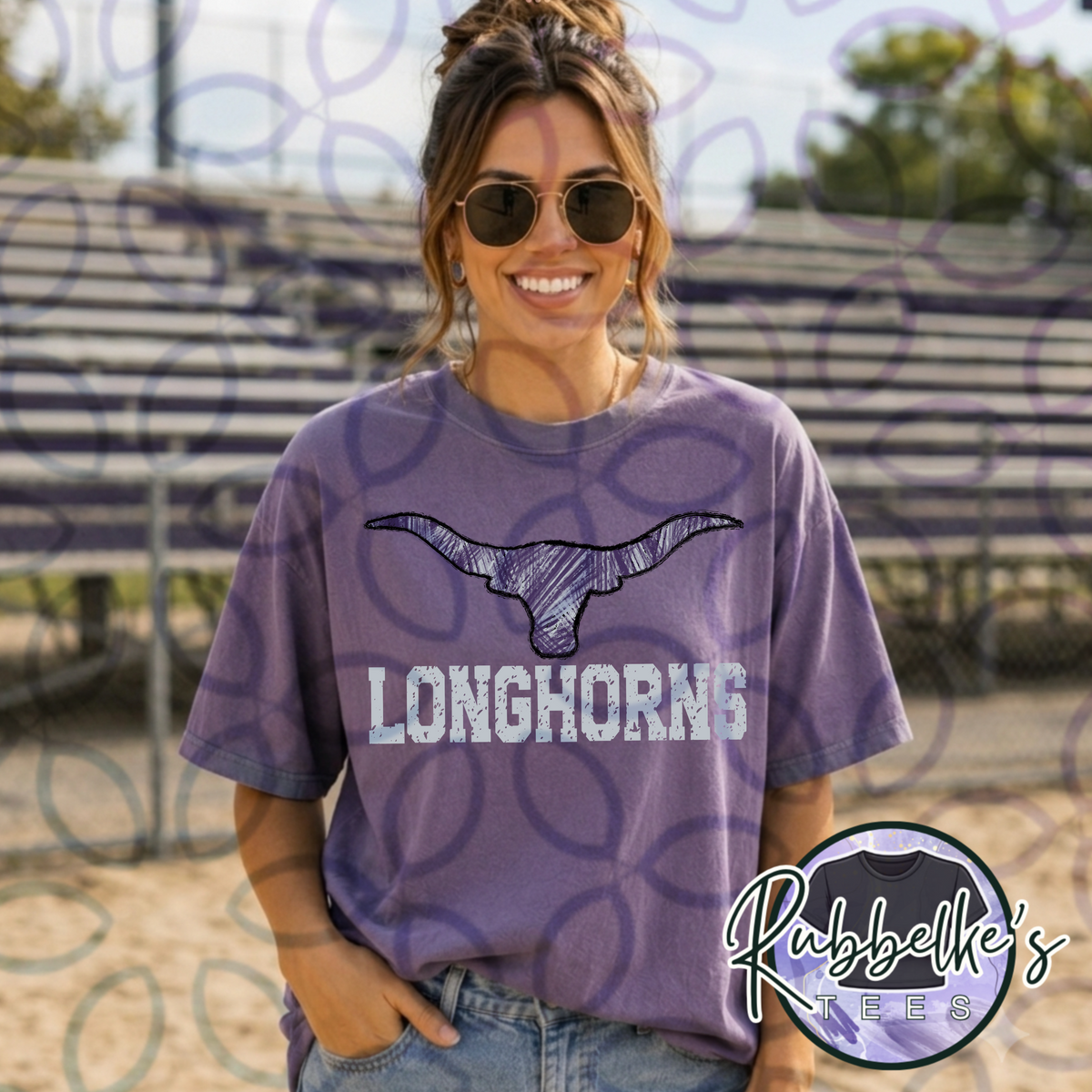 Longhorns - SKETCH ART