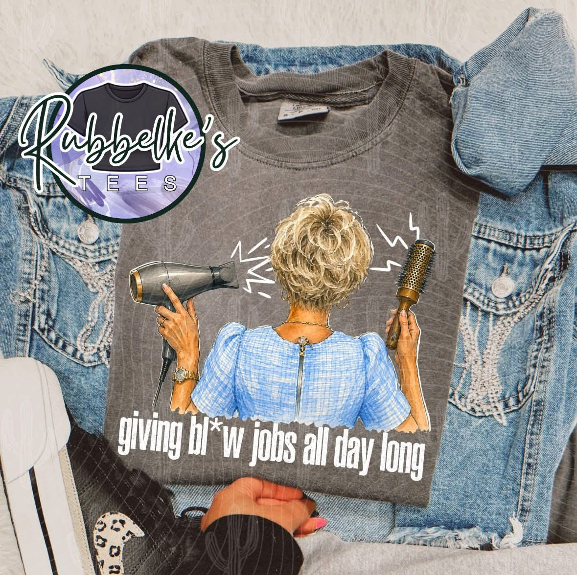 Giving bl*w jobs all day long