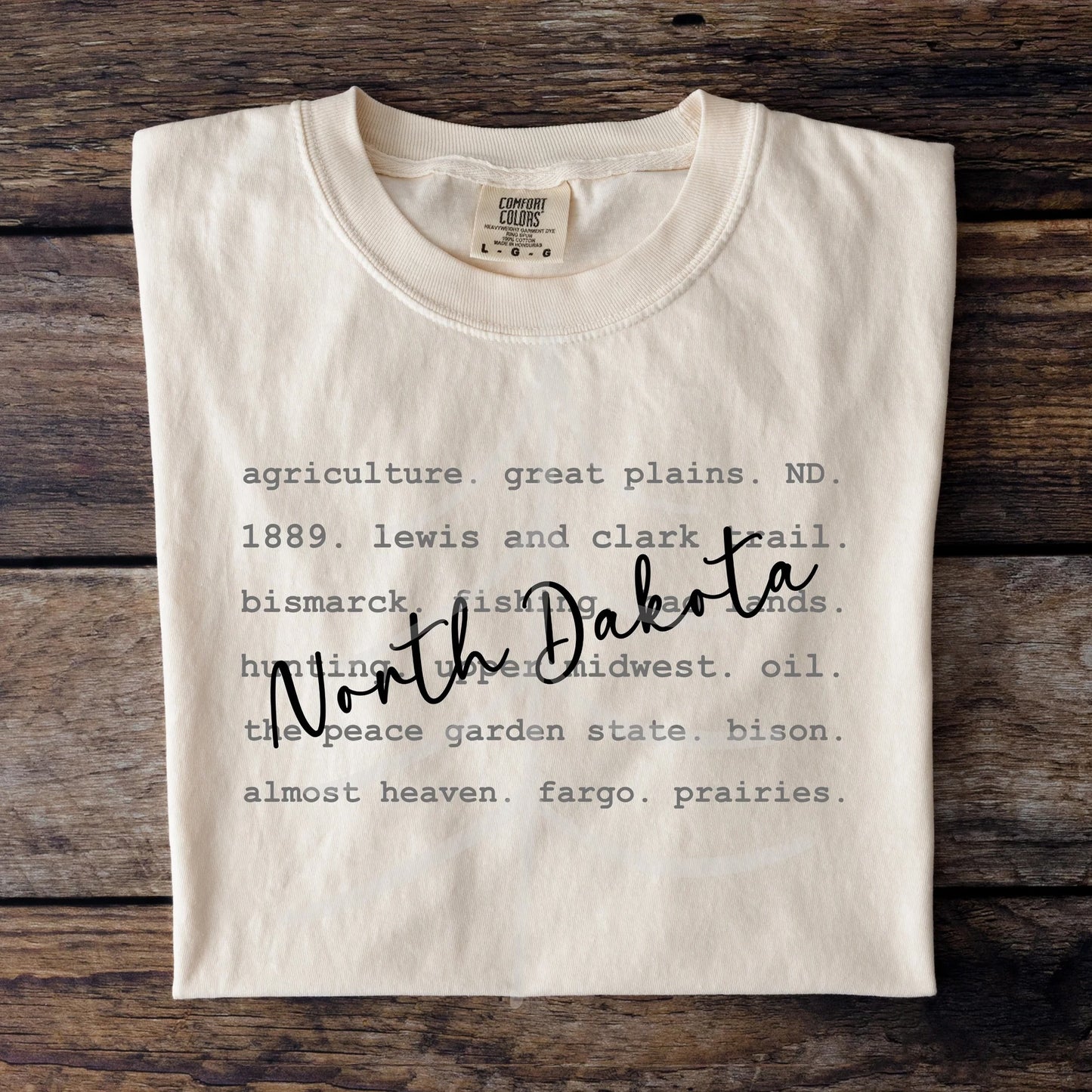 North Dakota Typography