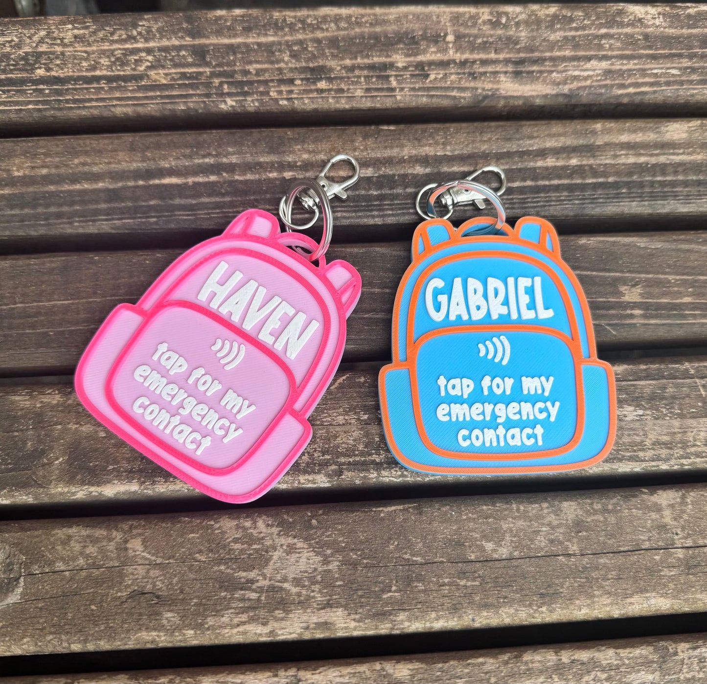 Backpack Tag Keychains