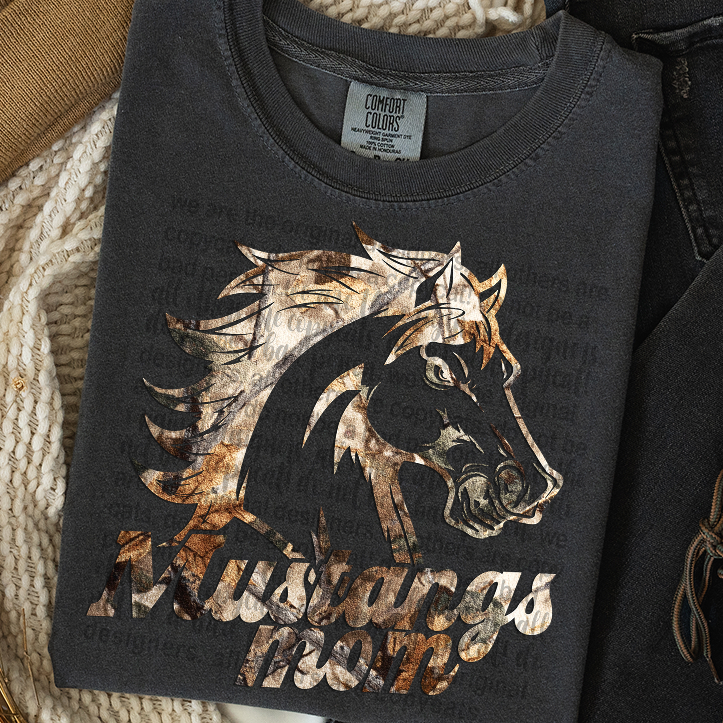 Camo Mustangs mom