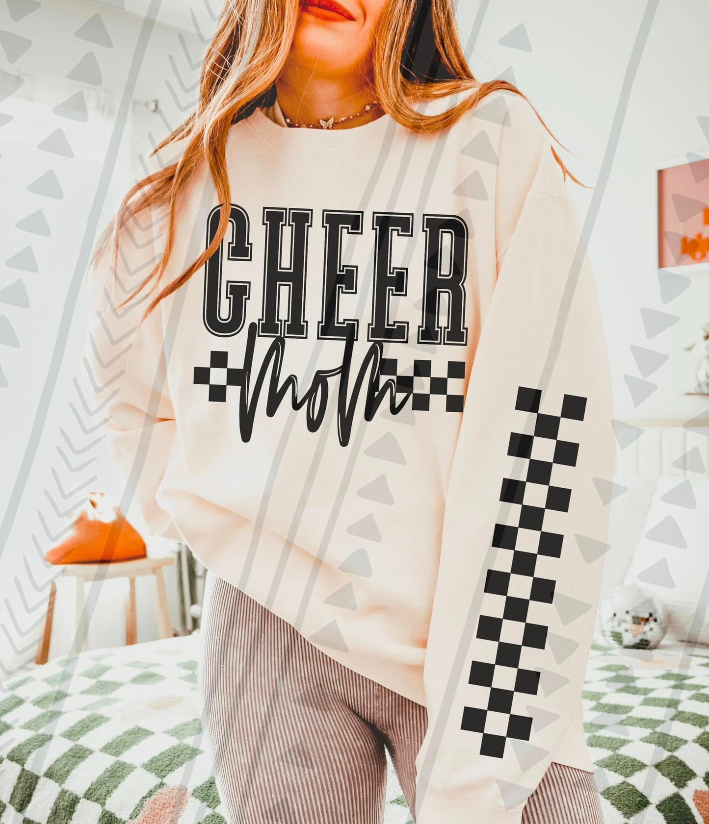 Checkered Sports Mom