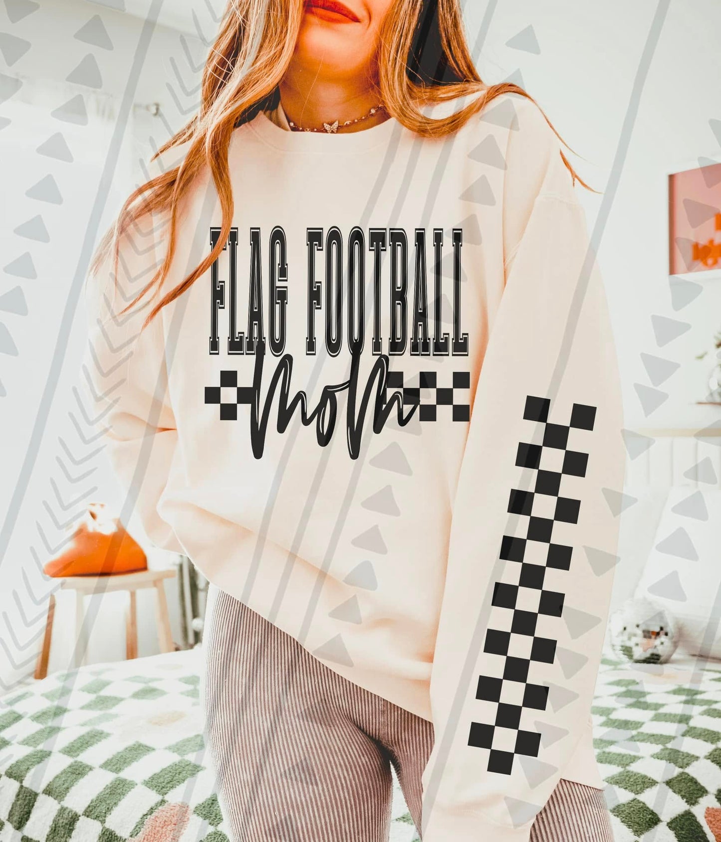 Checkered Sports Mom