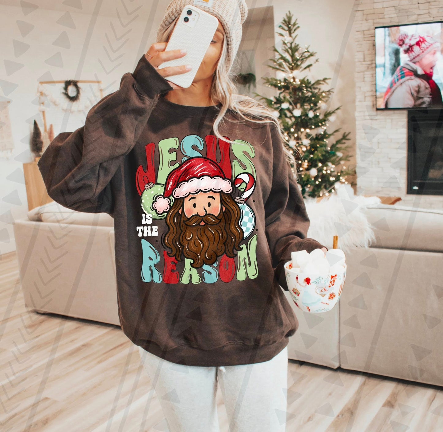 Jesus is the Reason (Santa Hat)