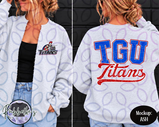 SPLIT w/ logo - Titans