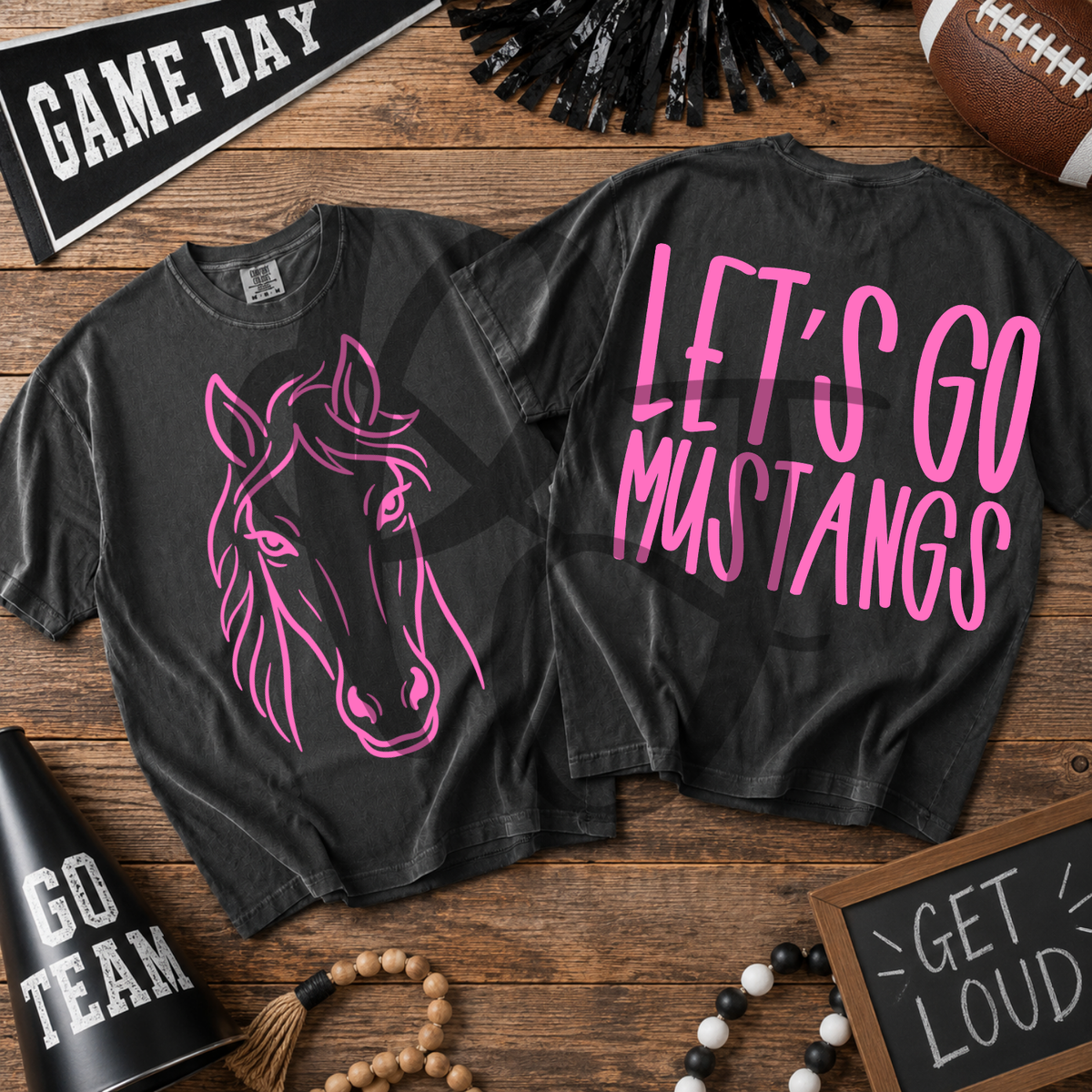 Let’s Go Mustangs - PINK