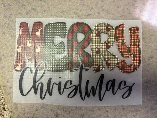 Merry Christmas (Plaid)
