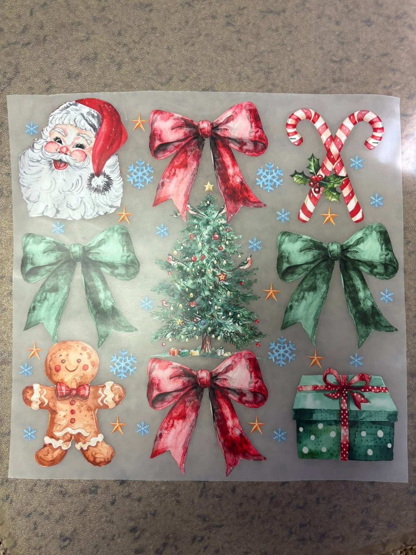 Christmas Bow Collage