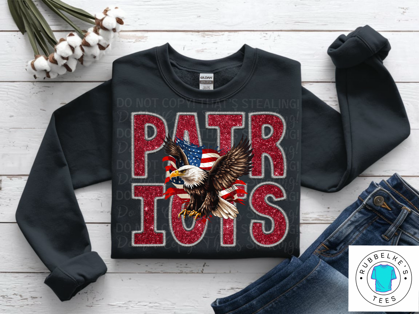 Patriots (stitch font)