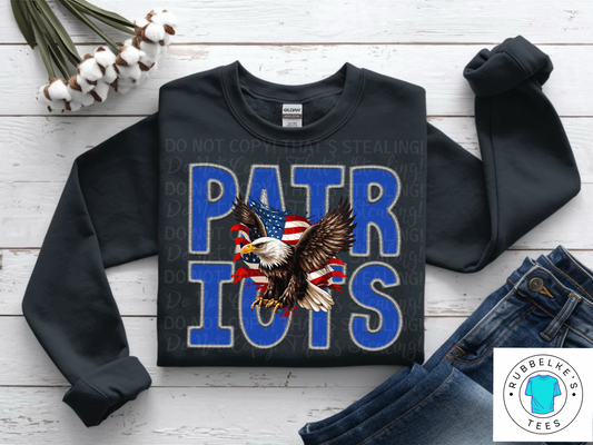 Patriots (stitch font)