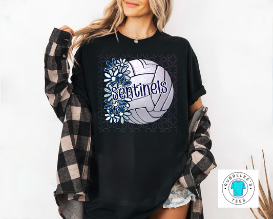 Floral Volleyball
