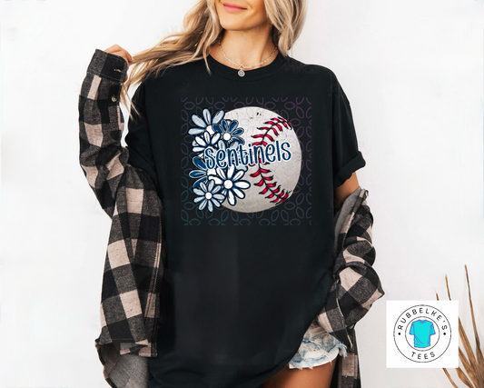 Floral Baseball