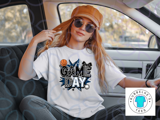 Basketball Game Day w/ Bow