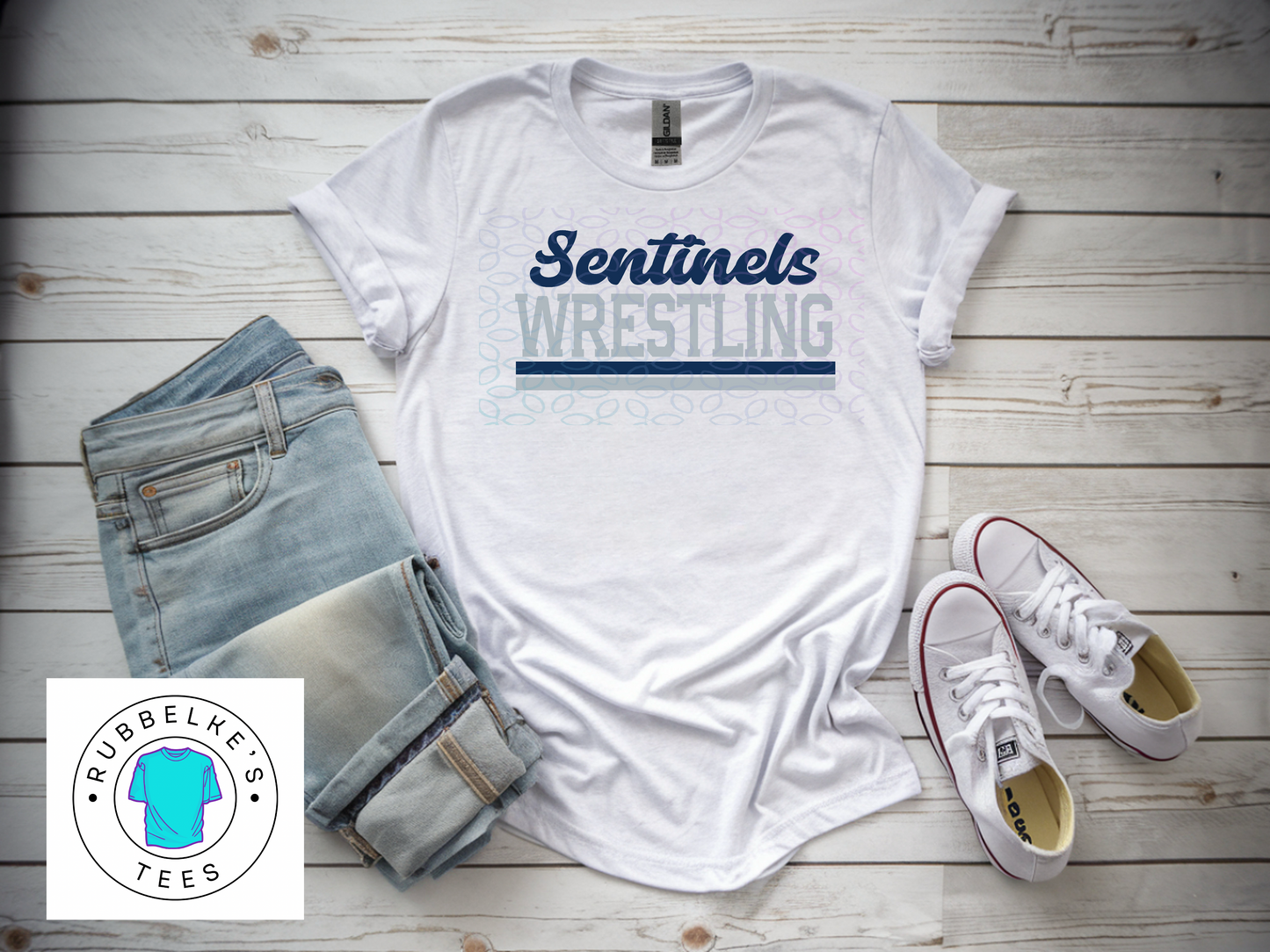 Sentinels Wrestling (Cursive)