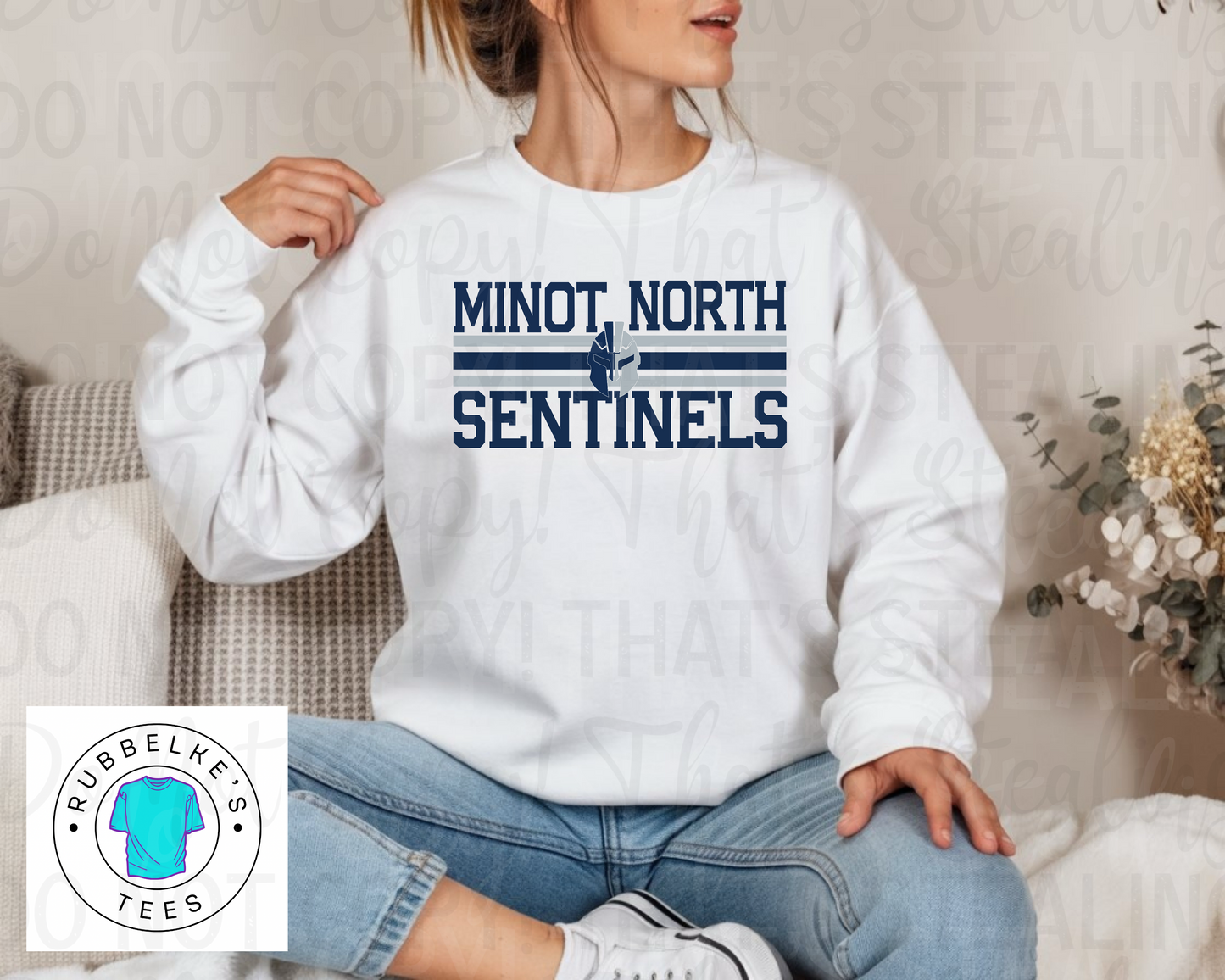 Minot North Sentinels - Lines w/Logo