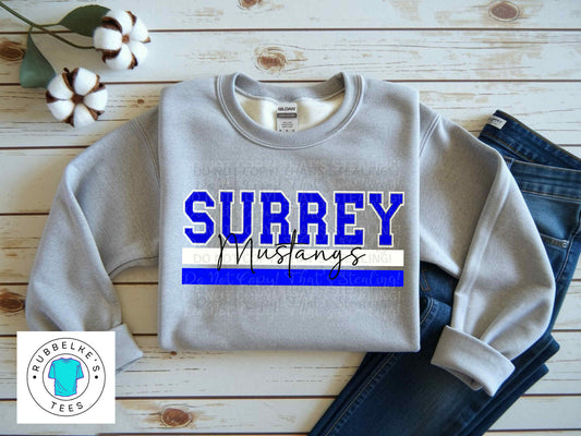Surrey Mustangs Lines
