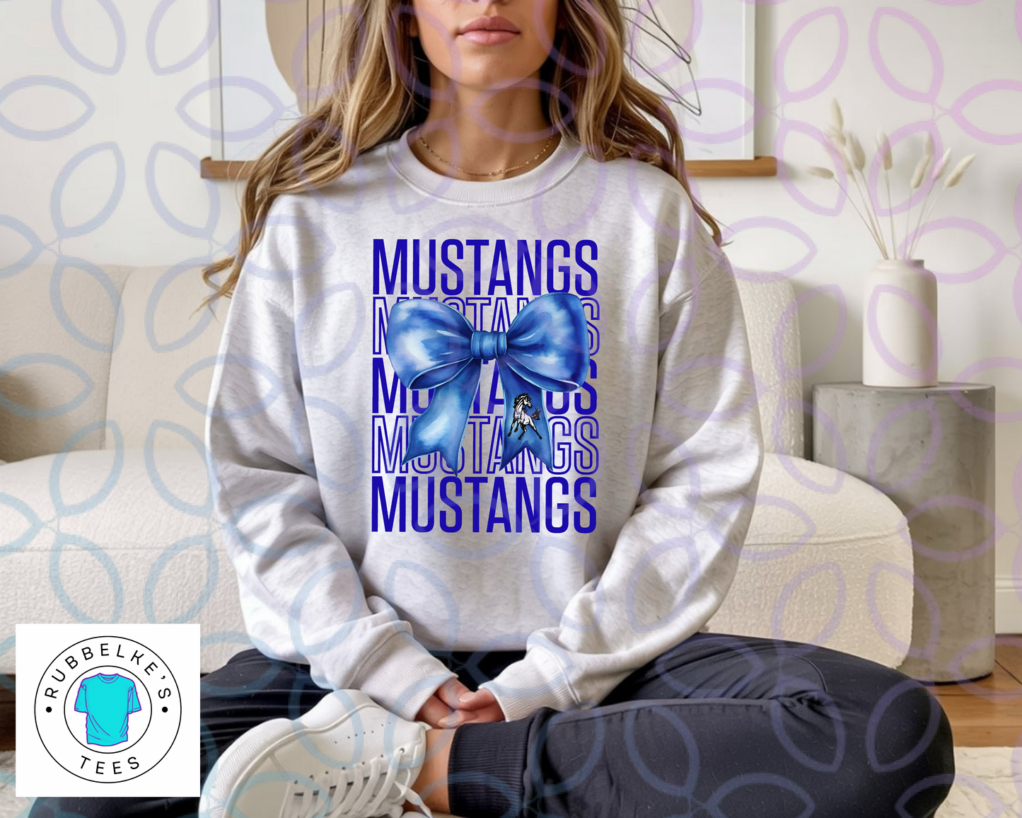 Mustangs w/ Bow