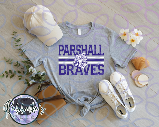 Parshall Braves w/ Logo