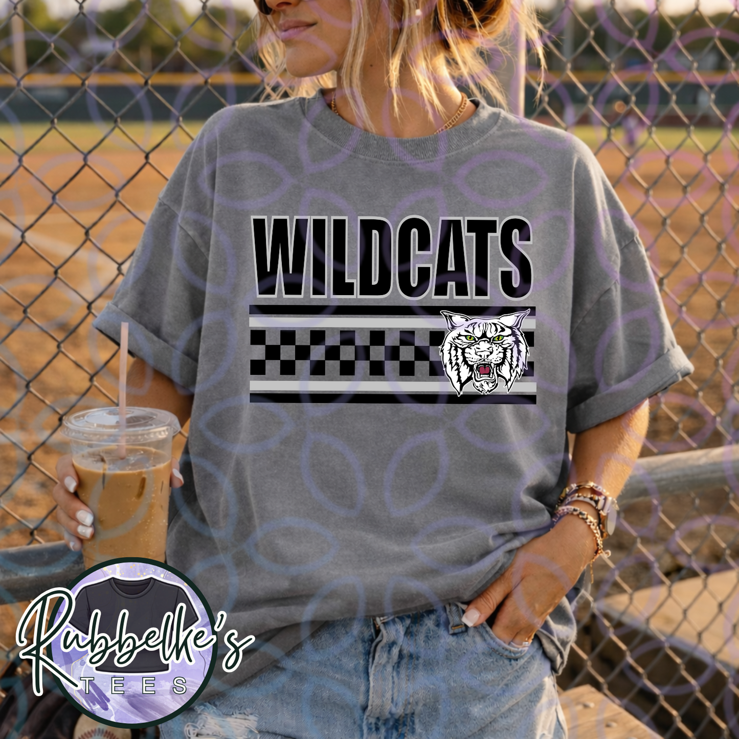 Wildcats Checkered/Lines