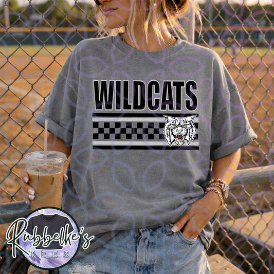 Wildcats Checkered/Lines