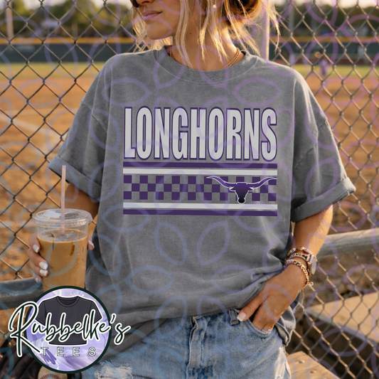 Longhorns Checkered/Lines