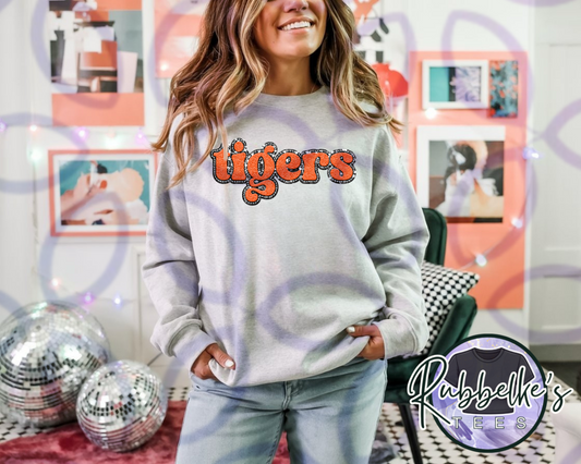 Tigers faux sequin