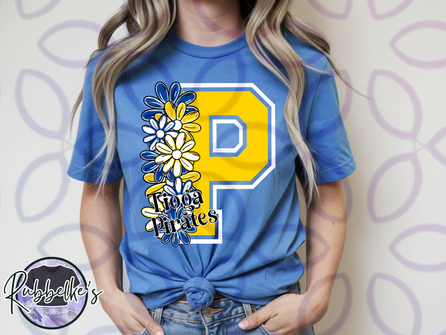 Floral “P”