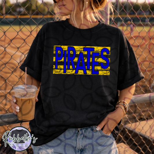 Pirates Distressed Lines