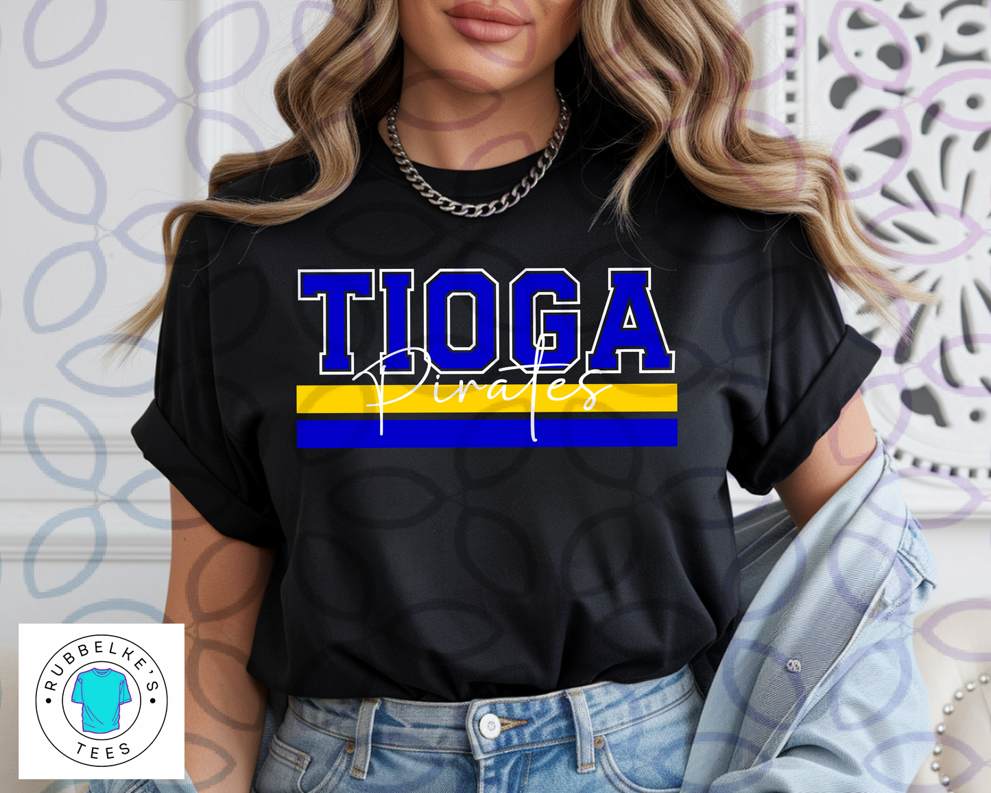 Tioga Pirates Cursive