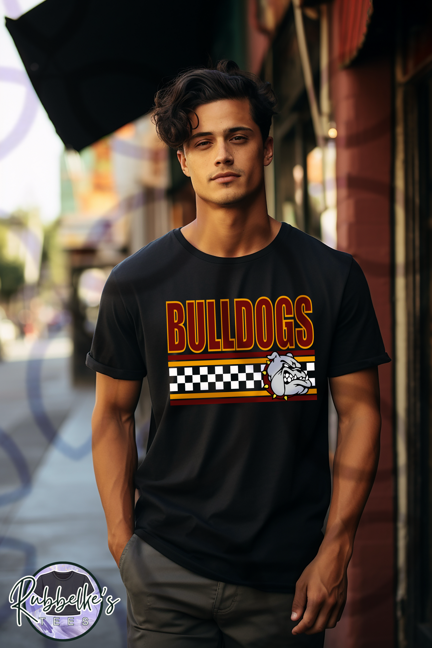 Bulldogs Checkered/Lines