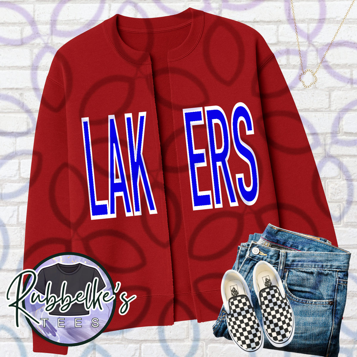 Lakers Split Crewneck