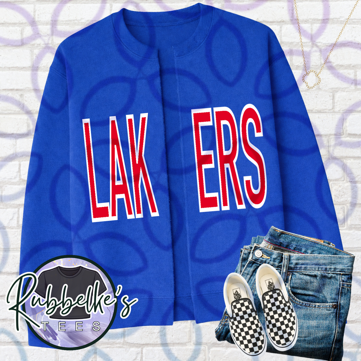 Lakers Split Crewneck