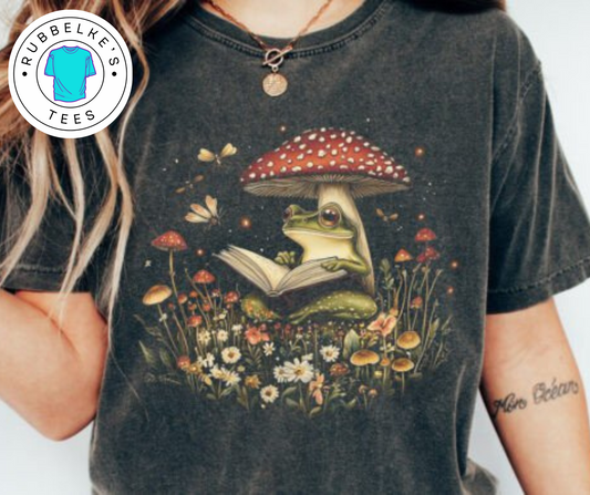 Frog with Books