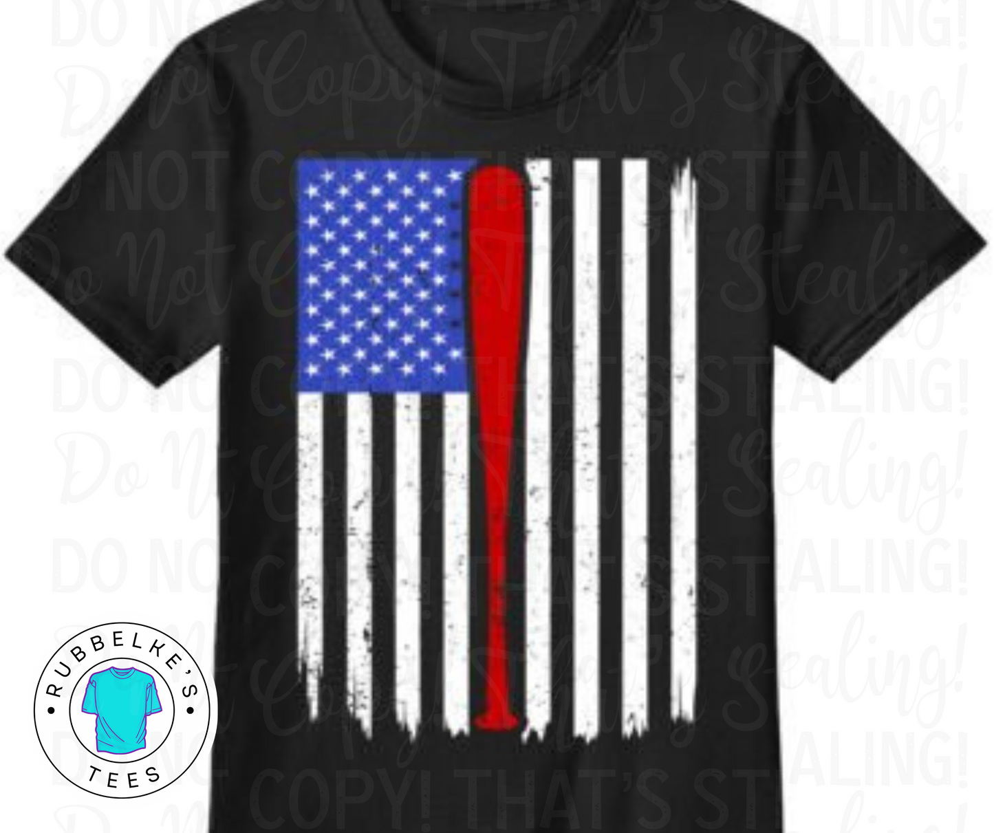 Baseball bat - American Flag
