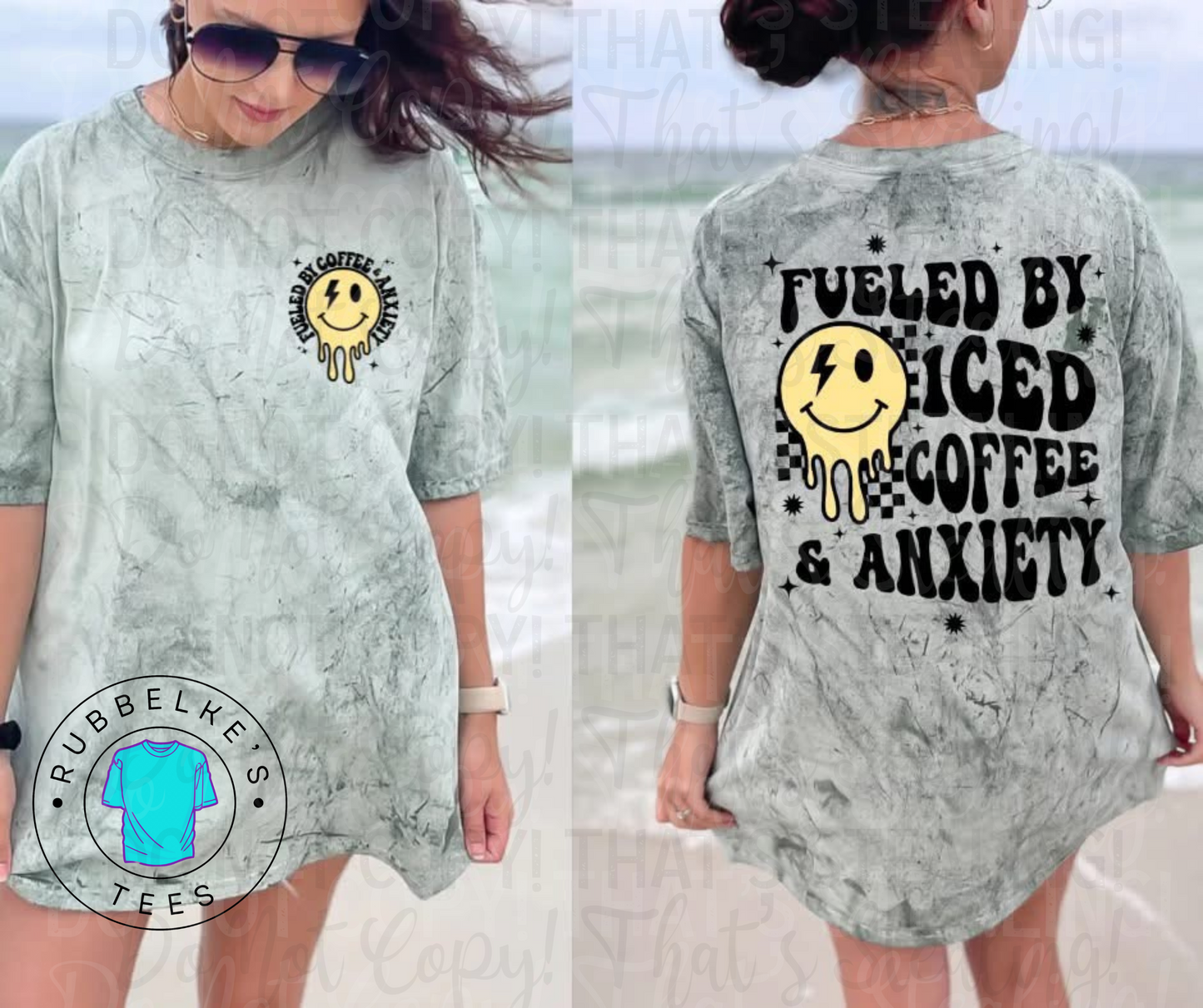 Fueled by coffee & anxiety - Smiley