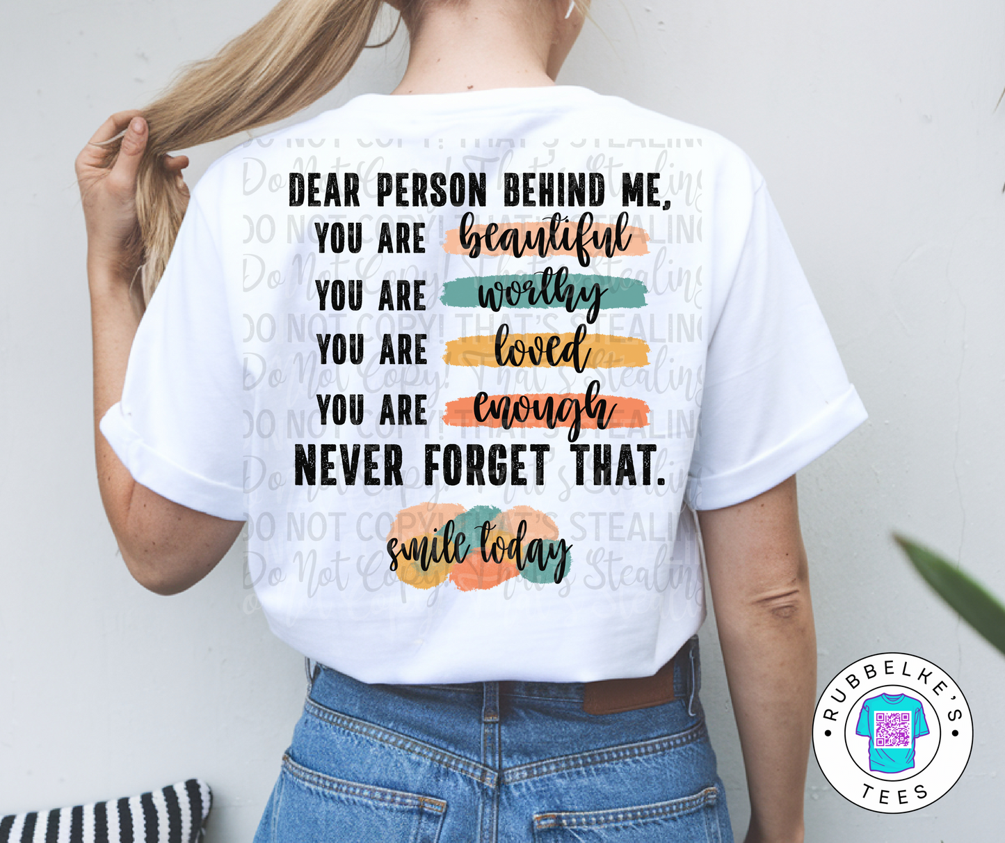 Dear Person Behind Me