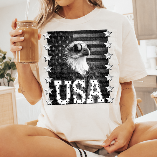 USA Eagle (B&W)